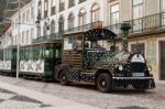 Sightseeing Car Train In Tomar Stock Photo