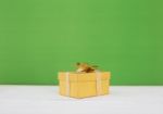 Gift Box Decoration For Seasonal Holidays Concept Background Stock Photo