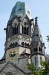 Emperor Wilhelm Memorial Church In Berlin Stock Photo