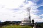 White Guanyin Statue Stock Photo