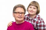 Dutch Grandmother And Grandchild Together Stock Photo