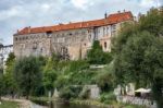 State Castle And Chateau Complex Of Cesky Krumlov Stock Photo