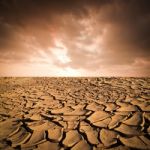 Dry Cracked Land Background Stock Photo