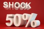 Shock 50 Percent Stock Photo