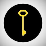 Key Icon Stock Photo