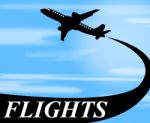 Flights Plane Shows Go On Leave And Air Stock Photo