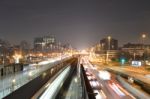 Paris La Nuit Stock Photo