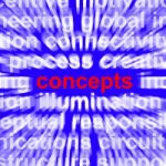 Concepts Word Stock Photo