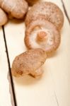 Shiitake Mushrooms Stock Photo