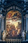 Detail View Of St Stephans Cathedral In Vienna Stock Photo