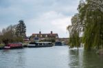 View Of The  Maybush Eco Inn Public House Next To The New Bridge Stock Photo