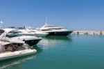 Assortment Of Boats In The Marina At Latchi Cyprus Stock Photo