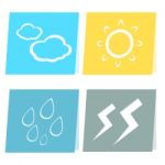 Weather Icon Illustration Stock Photo