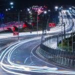 Gateway Bridge Motorway In Brisbane Stock Photo