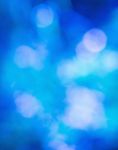 Blue Bokeh Abstract Stock Photo