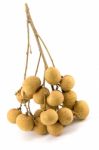 Longan Isolated On A White Background Stock Photo