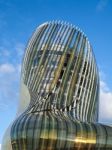 View Of La Cite Du Vin Building In Bordeaux Stock Photo