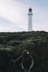 Split Point Lighthouse In Aireys Inlet Stock Photo