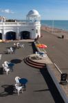 Bexhill-on-sea, East Sussex/uk - October 17 : Cafe In The Ground Stock Photo