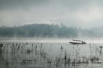 A Man In Boat Stock Photo