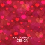 The Heart, Pink Color Banner,card And Background Design Stock Photo