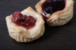 Close Up Danish Pastries Stock Photo