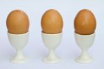 Three Eggs Stock Photo