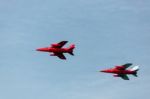 Folland Gnats At Shoreham Airshow Stock Photo