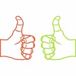 Thumbs Up Sketch Stock Photo