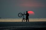 Biker Stock Photo