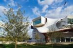 View Of The Pompidou Centre In Metz Stock Photo