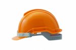 Hard Hat On White Background Stock Photo