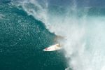 Surfing In Hawaii Stock Photo