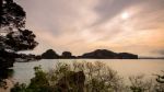 Beautiful Sea Around The Khao Tapu Island Stock Photo