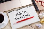 Digital Marketing Stock Photo