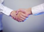 Handshaking Stock Photo