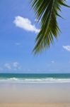 Beach And Sky Stock Photo