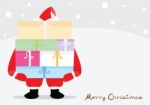 Merry Christmas Card Stock Photo