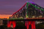 Story Bridge In Brisbane, Queensland Stock Photo