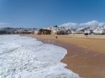 Albufeira, Southern Algarve/portugal - March 10 : View Of The Be Stock Photo