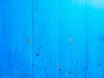 Old Blue Painted Timber Wood Texture Stock Photo