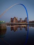 Gateshead, Tyne And Wear/uk - January 20 : View Of The Millenniu Stock Photo