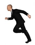 3d Rendering Of Full Length Businessman In Everyday Actions Isolated On White Background Stock Photo