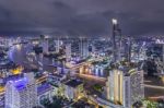 Bangkok At Dusk Stock Photo