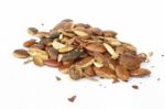 Roasted Kayu Seeds Stock Photo