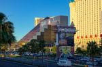 View Of The Excalibur Hotel In Las Vegas Stock Photo