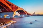 Seongsan Bridge In Korea Stock Photo