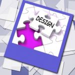 Design Photo Means Online Designing And Planning Stock Photo