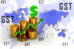 3d Rendering Stock Market Online Business Concept Stock Photo