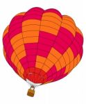 Hot Air Balloon Illustration Isolated Stock Photo